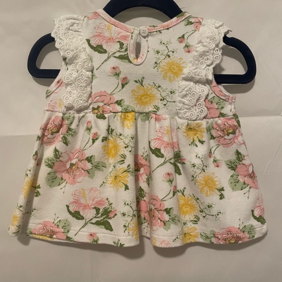 Laura Ashley 2 Piece Floral Pants and Shirt Set 6-9M - Picture 5 of 6